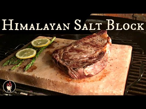 Grilling With A Himalayan Salt Block | Steak Cooked On A Salt Tile